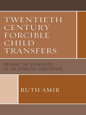 cover image of Twentieth Century Forcible Child Transfers